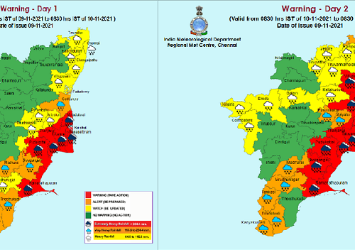 Cyclone update for Tamilnadu