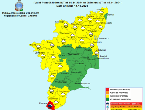 Weather Forecast For Tamilnadu And Puducherry For 14th Nov